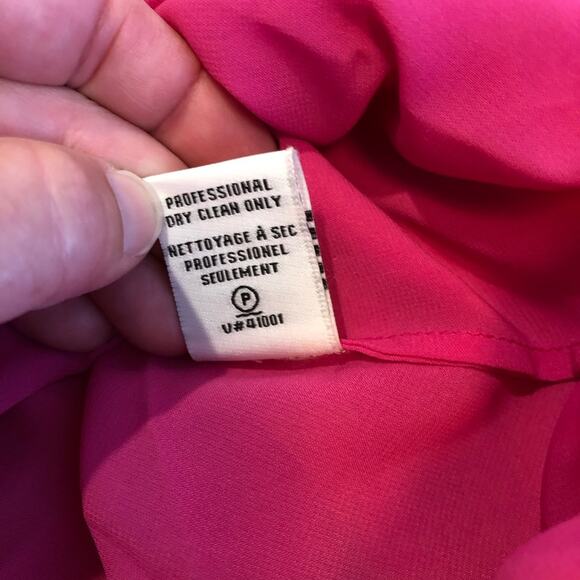 Diane von Furstenberg Emelia orange pink floral batwing silk top Medium NWOT - Picture 10 of 16